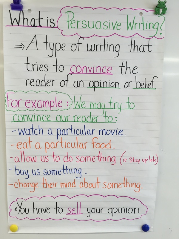 student examples of persuasive writing